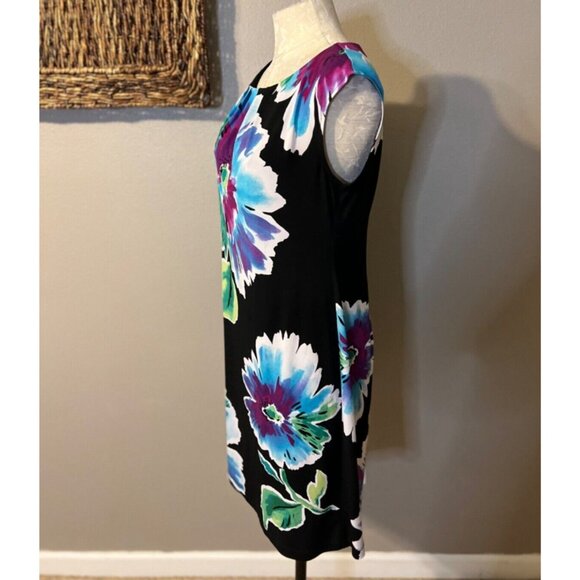 London Times Dress 8 Colorful Stretch Career Church Lightweight Washable - Picture 5 of 7